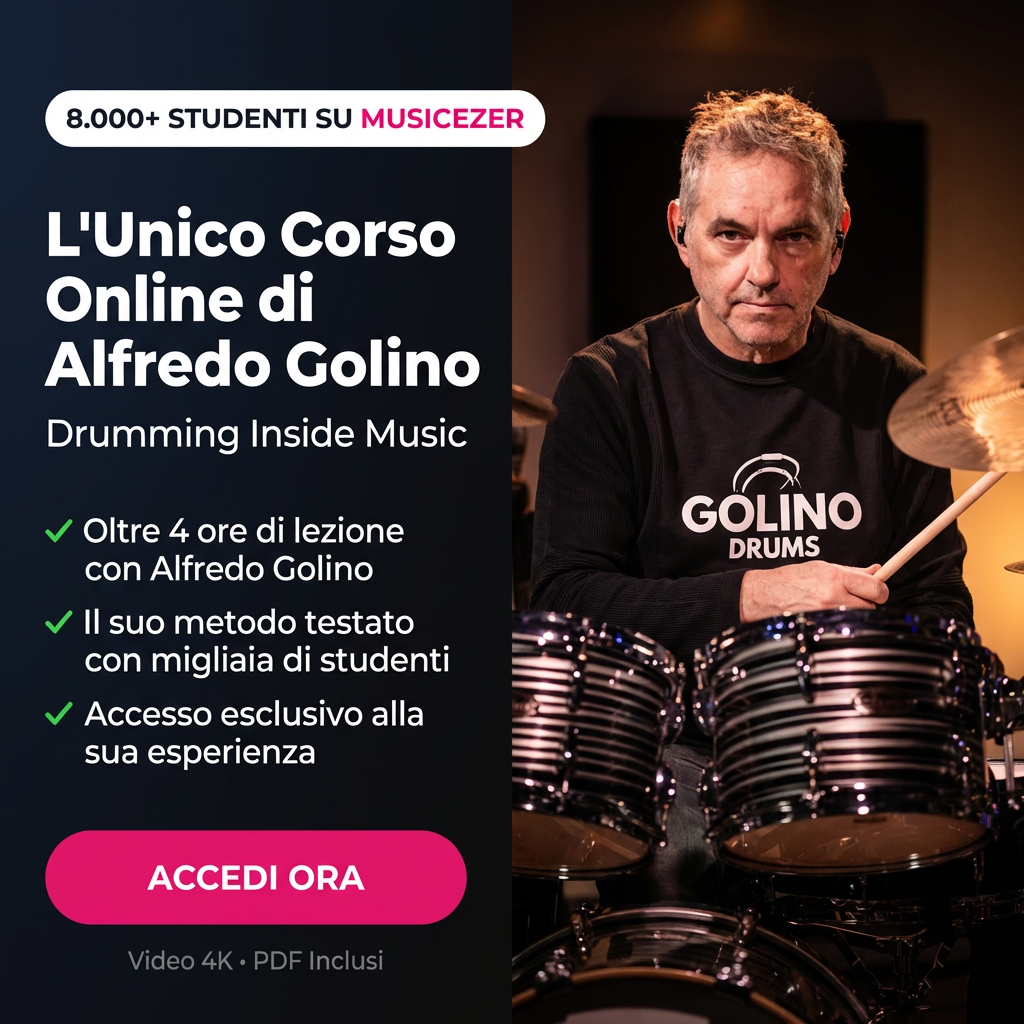 DRUMMING INSIDE MUSIC - Alfredo Golino