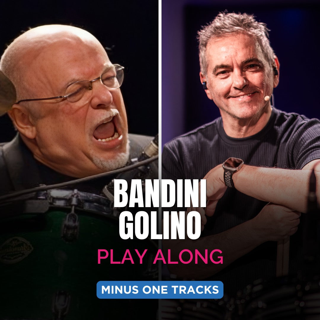 Bandini & Golino Play Along "Stand Up and Sing" - Italian Drummers