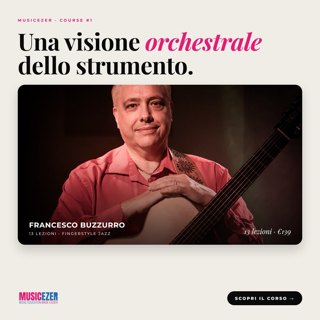 Mastering Fingerstyle Jazz and the Art of Playing Solo – with Francesco Buzzurro