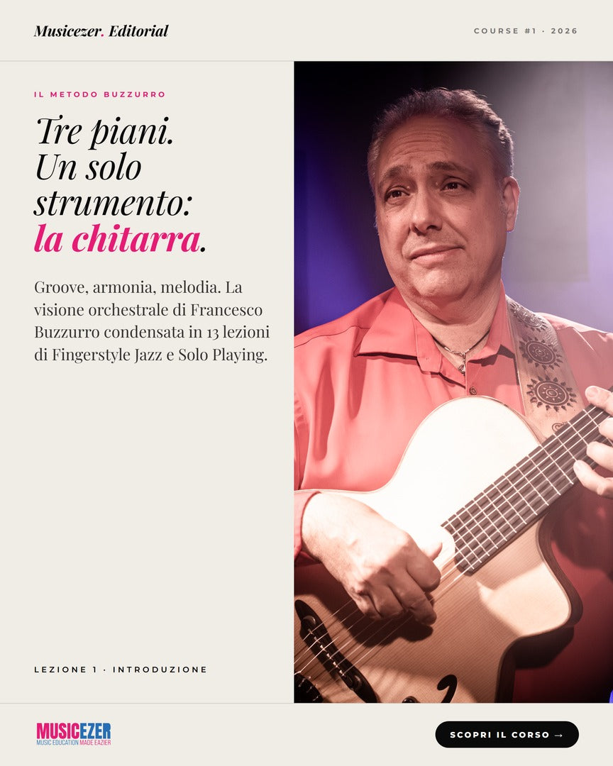 Mastering Fingerstyle Jazz and the Art of Playing Solo – with Francesco Buzzurro