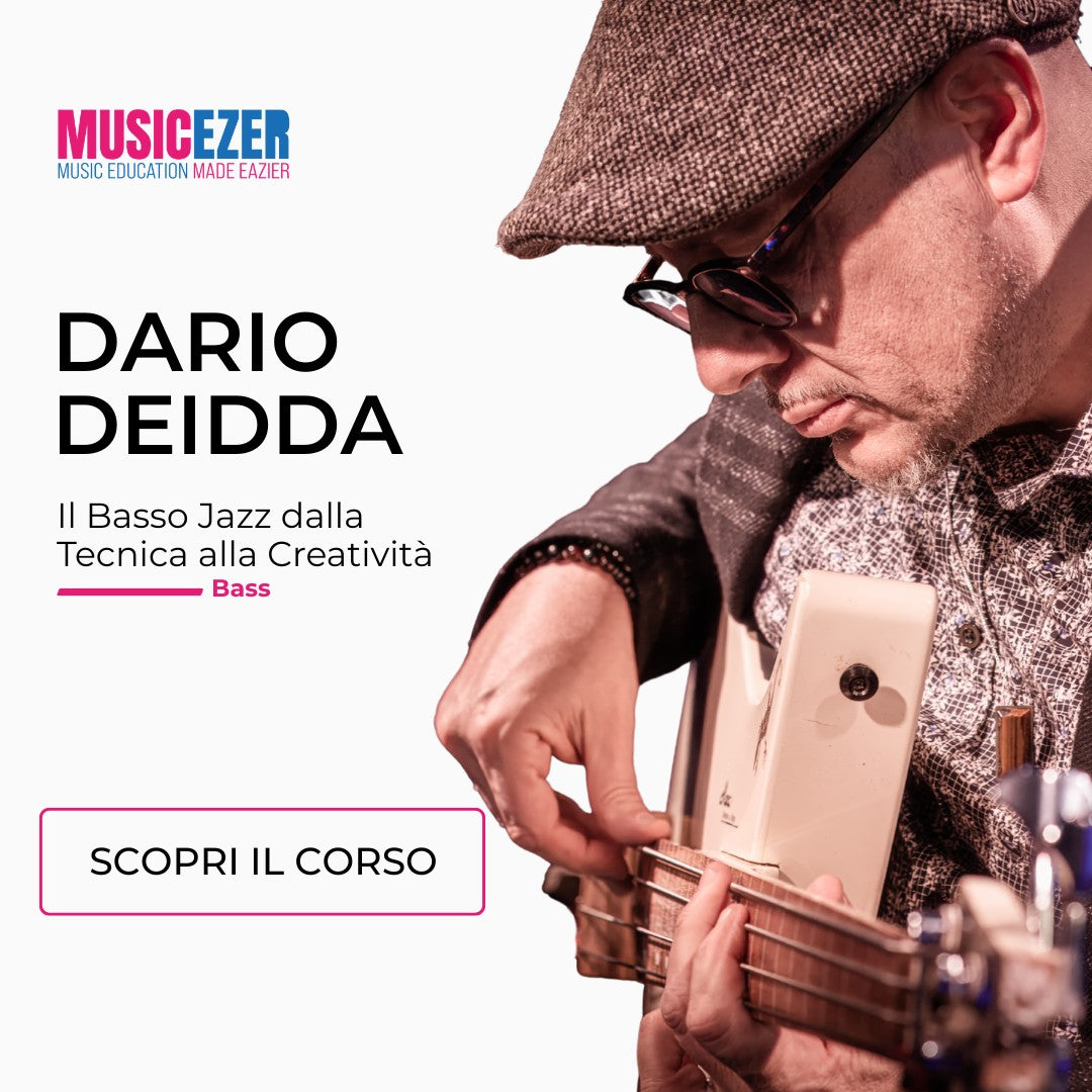 MY WAY, IL BASSO JAZZ DALLA TECNICA ALLA CREATIVITÀ - Dario Deidda