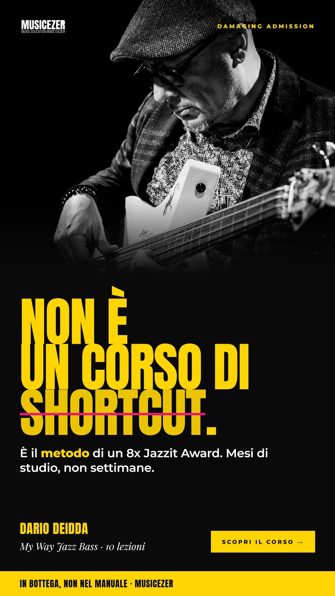 MY WAY, JAZZ BASS FROM TECHNIQUE TO CREATIVITY – Dario Deidda