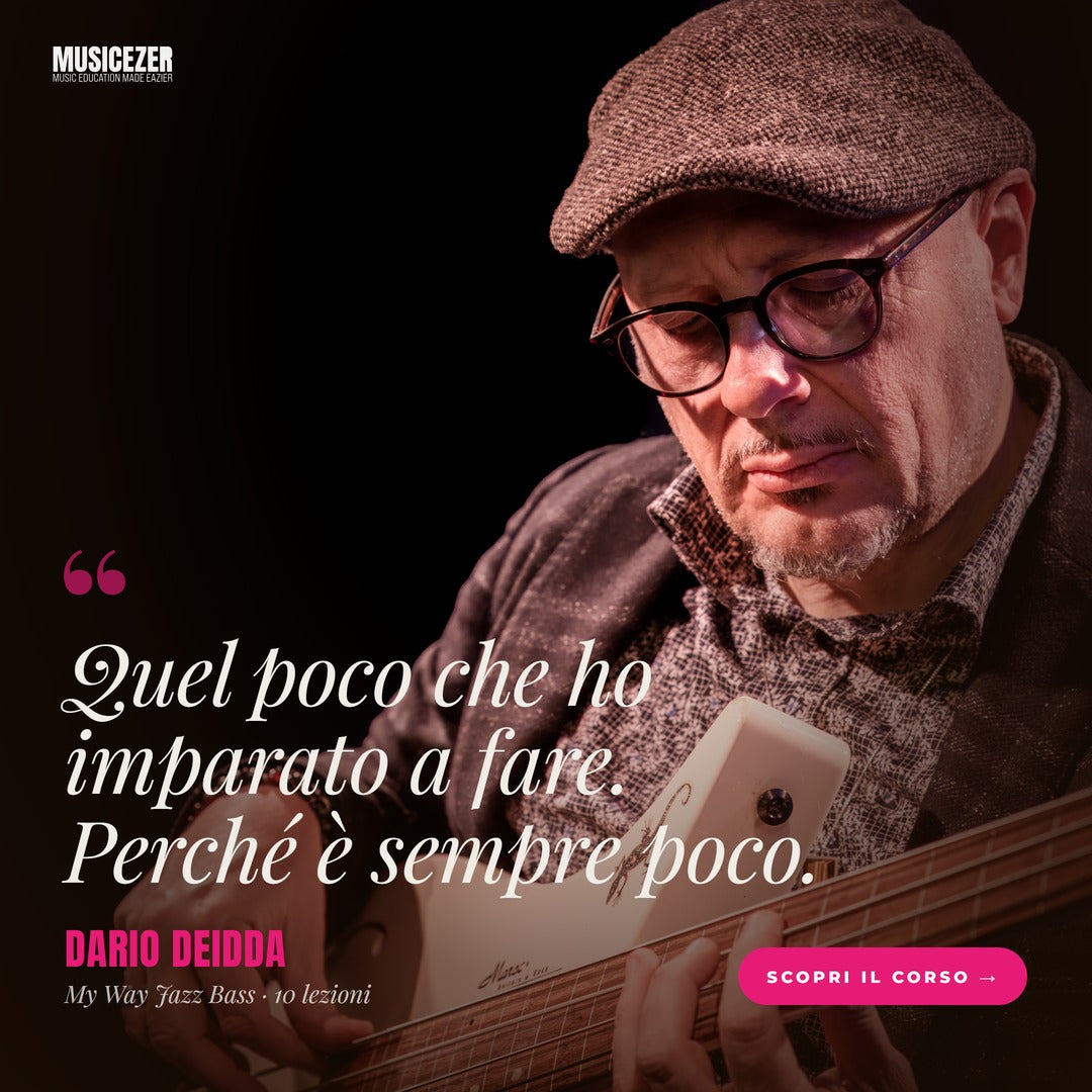 MY WAY, JAZZ BASS FROM TECHNIQUE TO CREATIVITY – Dario Deidda