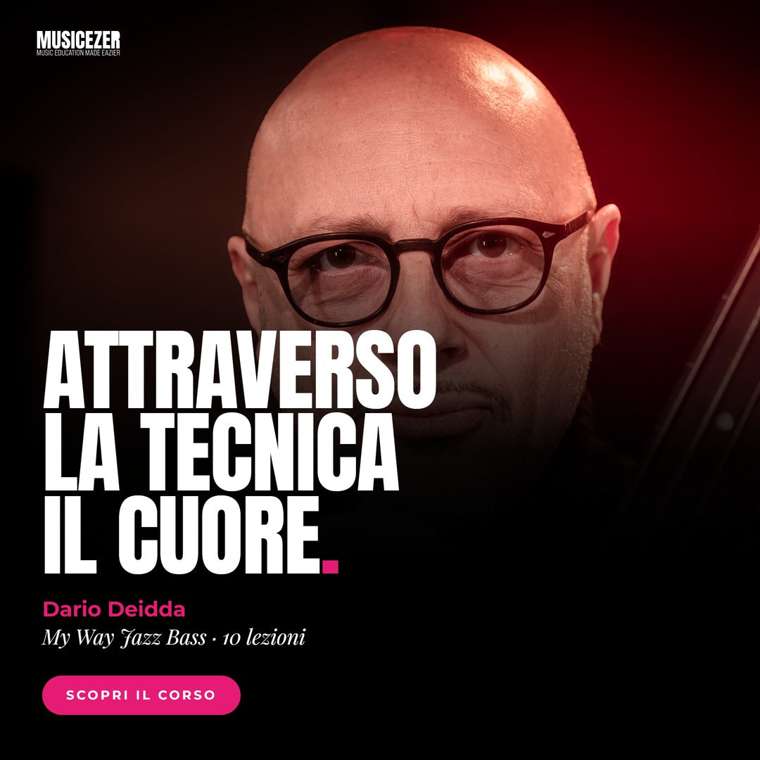 MY WAY, JAZZ BASS FROM TECHNIQUE TO CREATIVITY – Dario Deidda