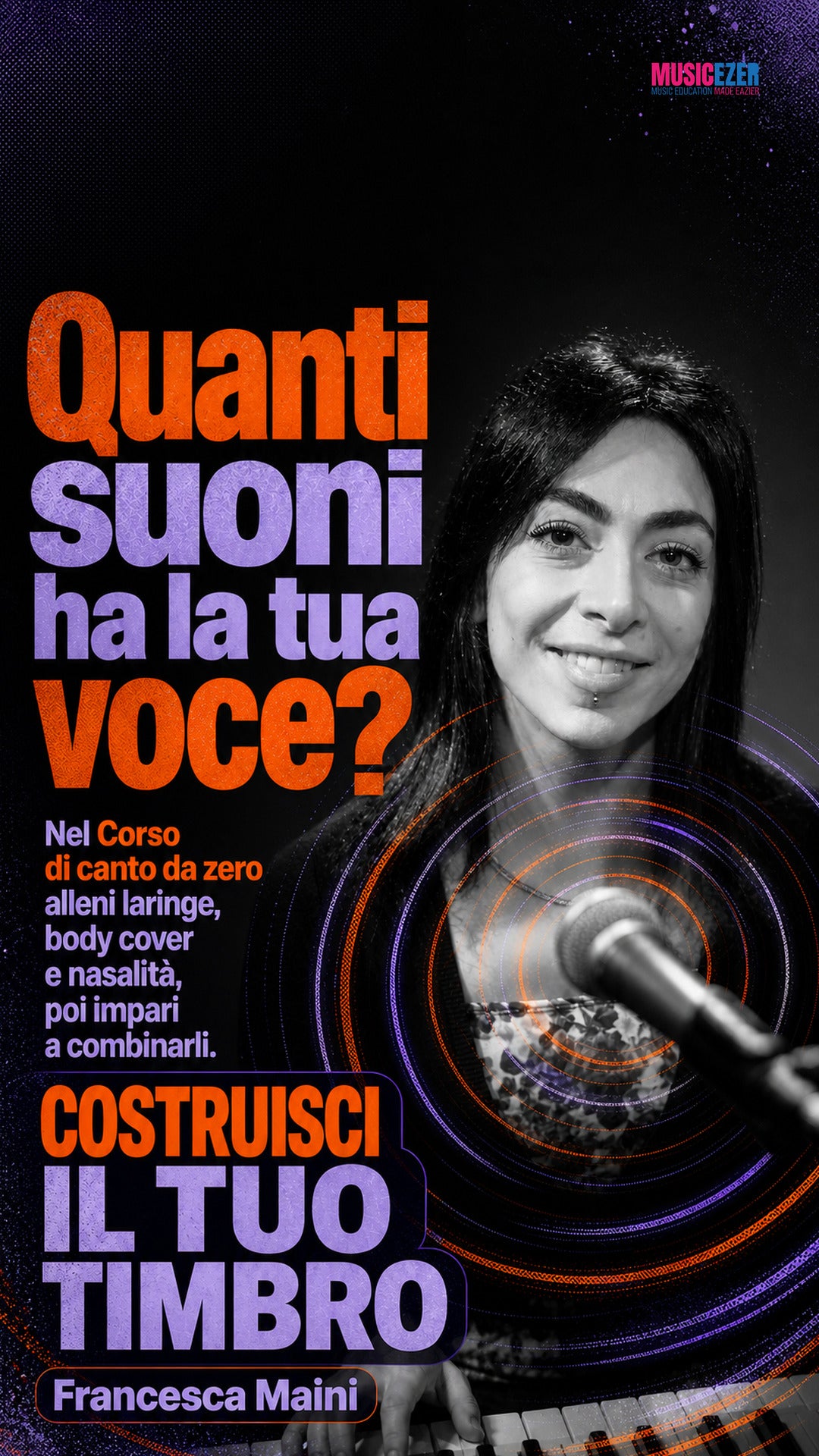 CORSO DI CANTO DA ZERO - Francesca Maini