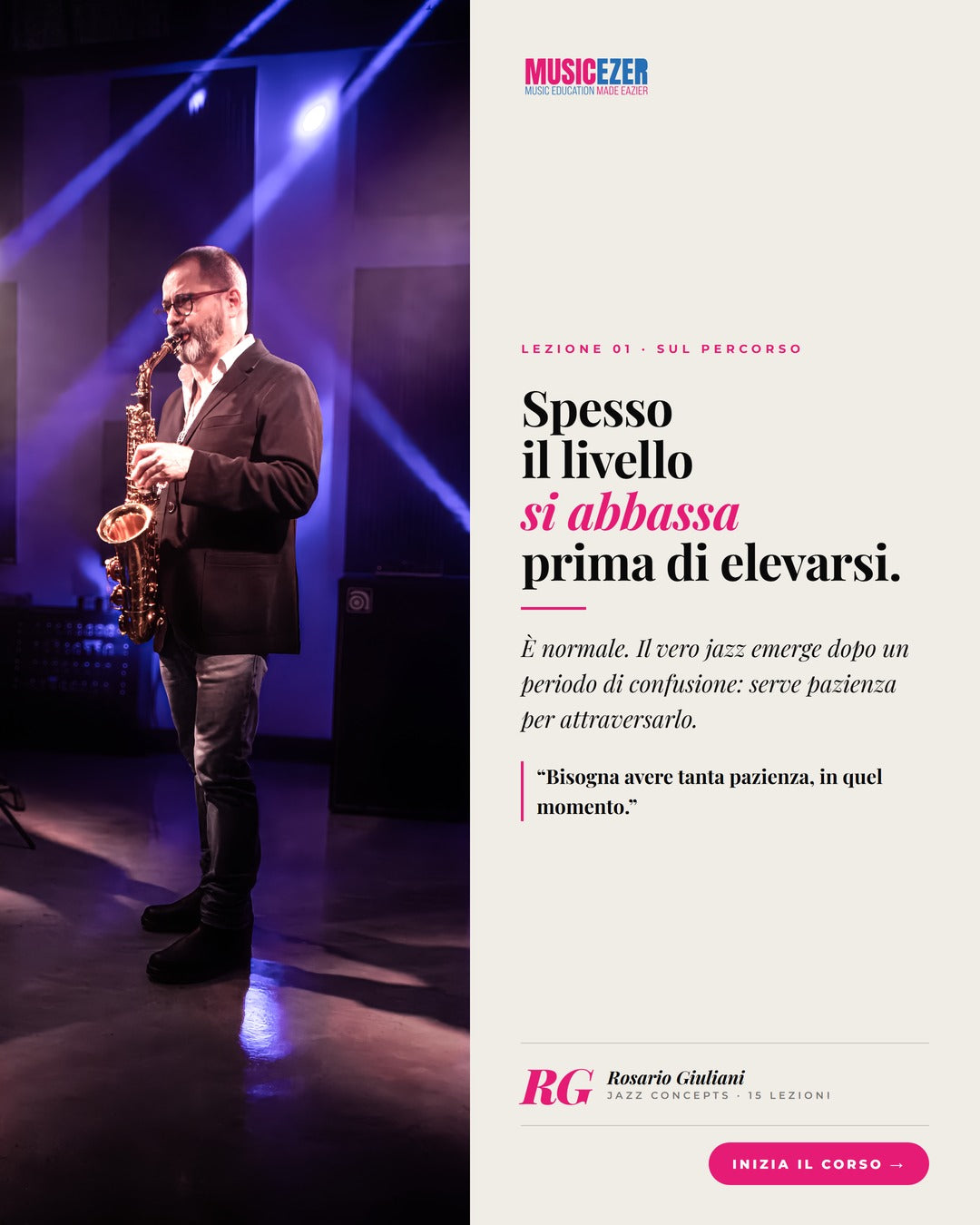 JAZZ CONCEPTS: THEORY, TECHNIQUE AND CREATIVITY IN JAZZ MUSIC – Rosario Giuliani