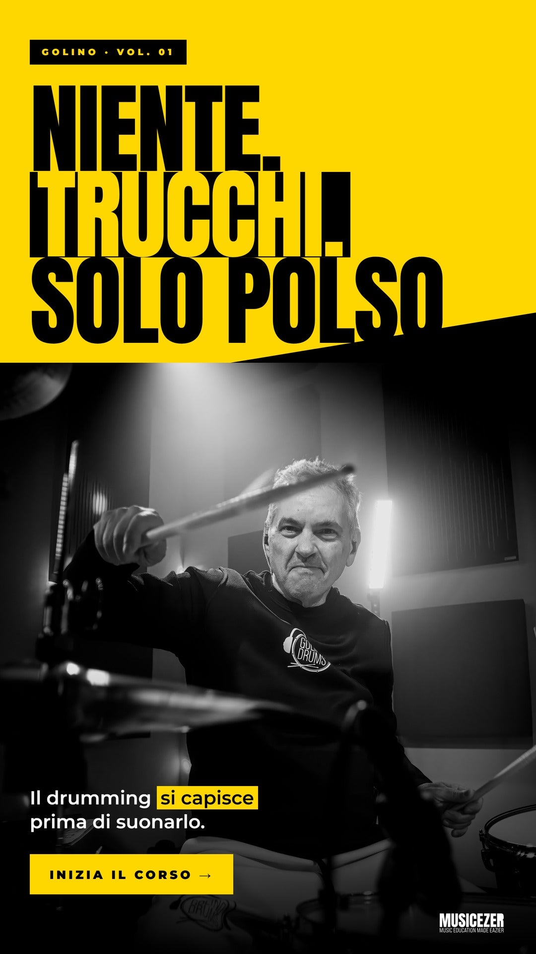 DRUMMING INSIDE MUSIC - Alfredo Golino