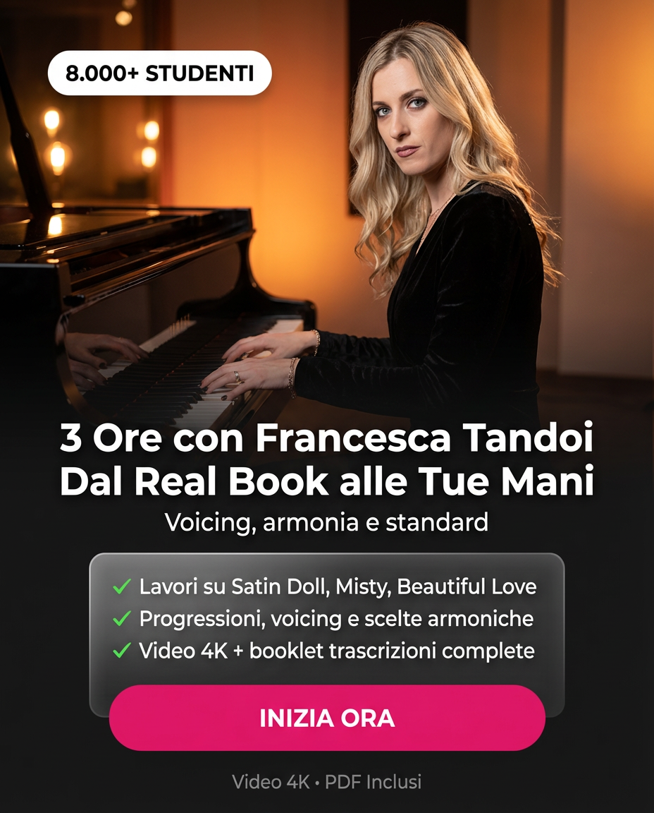 PIANO JAZZ - OLTRE IL REAL BOOK - Francesca Tandoi