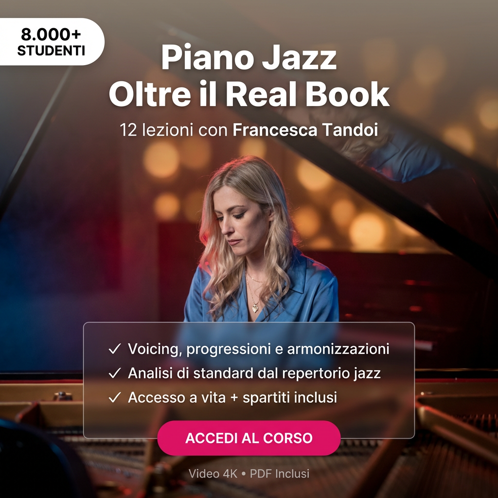 PIANO JAZZ - OLTRE IL REAL BOOK - Francesca Tandoi