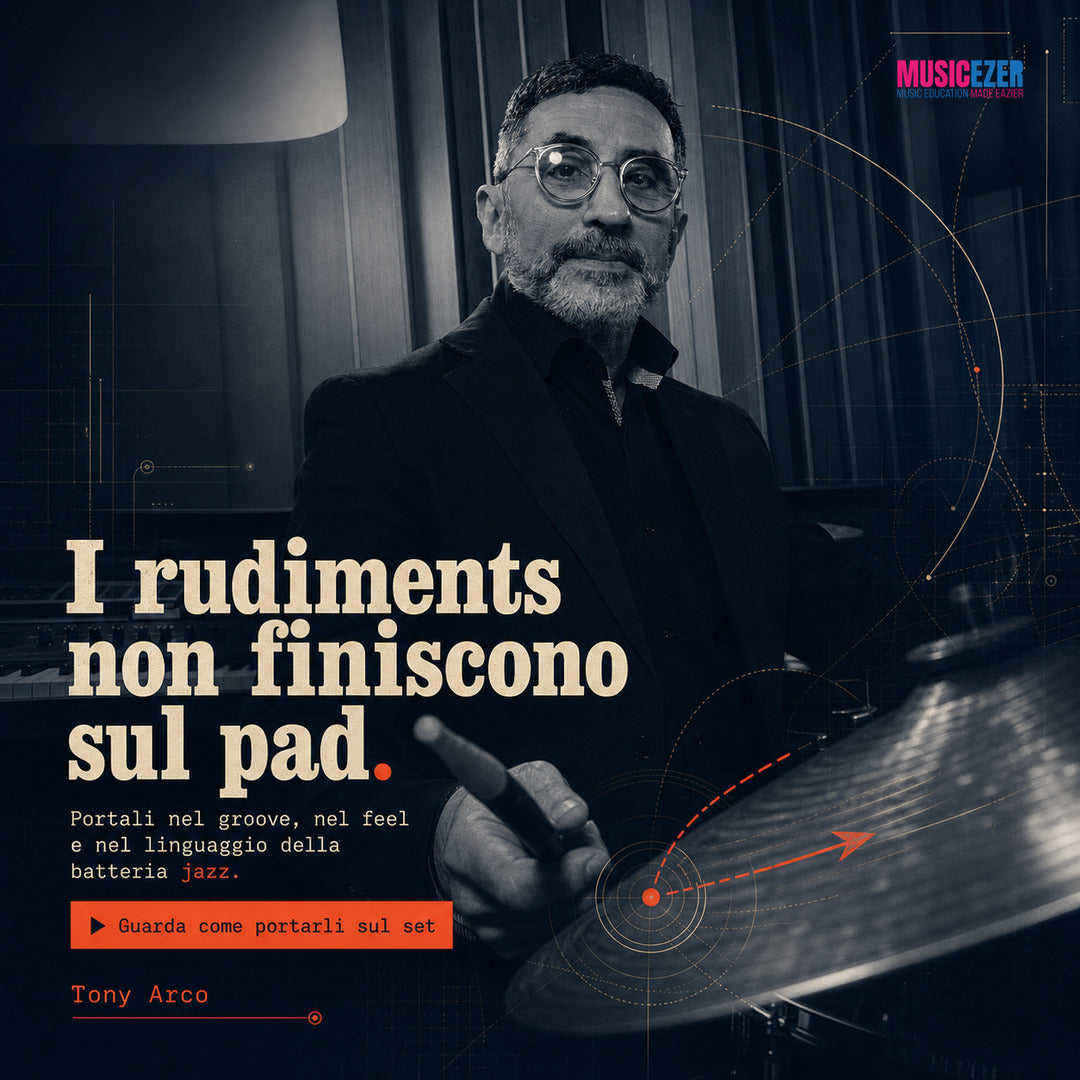 L'EVOLUZIONE DELLA BATTERIA NEL JAZZ - Tony Arco