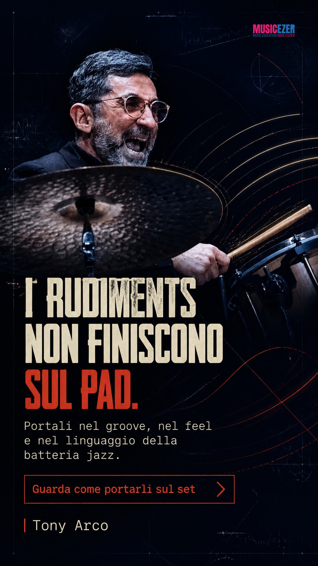 L'EVOLUZIONE DELLA BATTERIA NEL JAZZ - Tony Arco