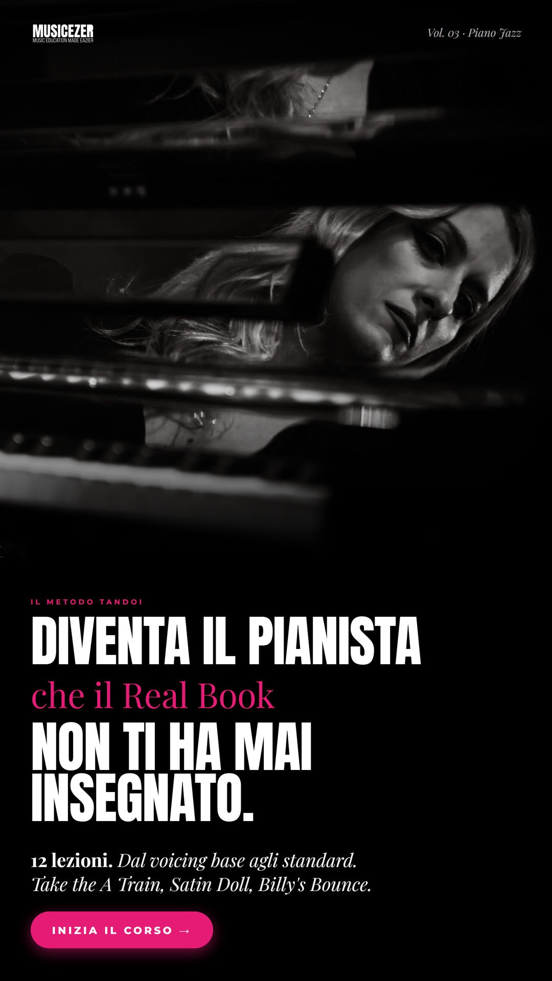 JAZZ PIANO - BEYOND THE REAL BOOK with Francesca Tandoi