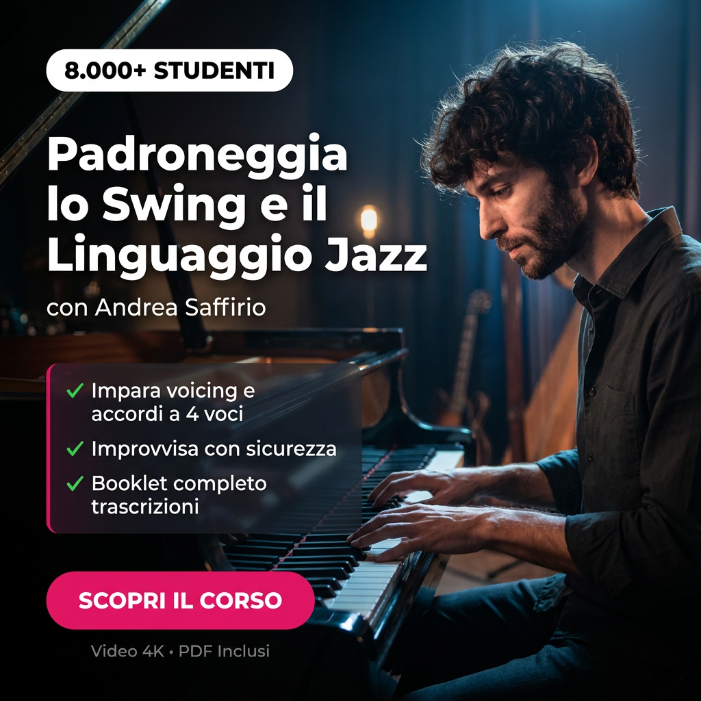 JAZZ PIANO FOR BEGINNERS - Andrea Saffirio