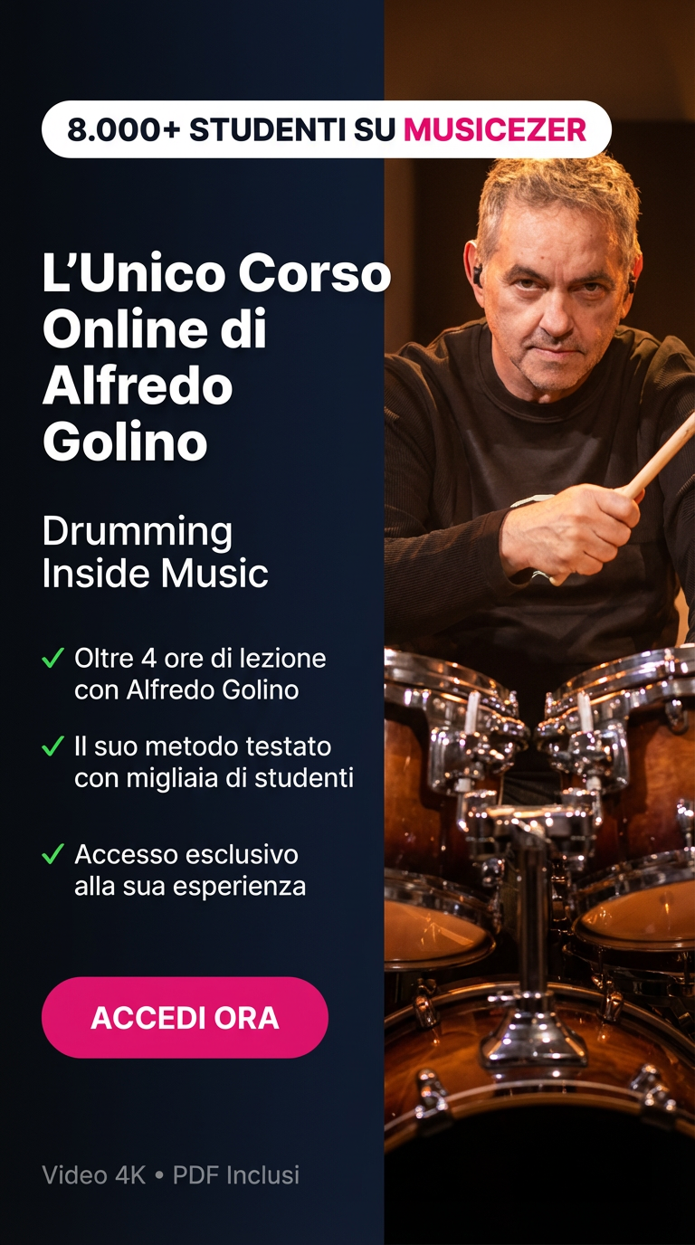 DRUMMING INSIDE MUSIC - Alfredo Golino