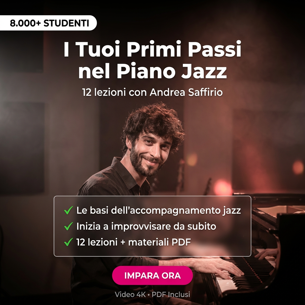 JAZZ PIANO FOR BEGINNERS - Andrea Saffirio