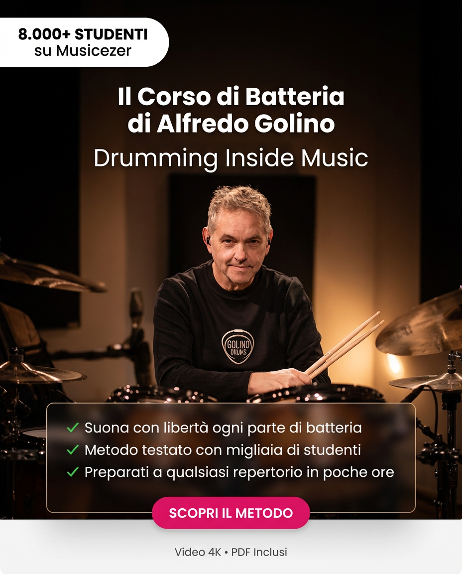 DRUMMING INSIDE MUSIC - Alfredo Golino