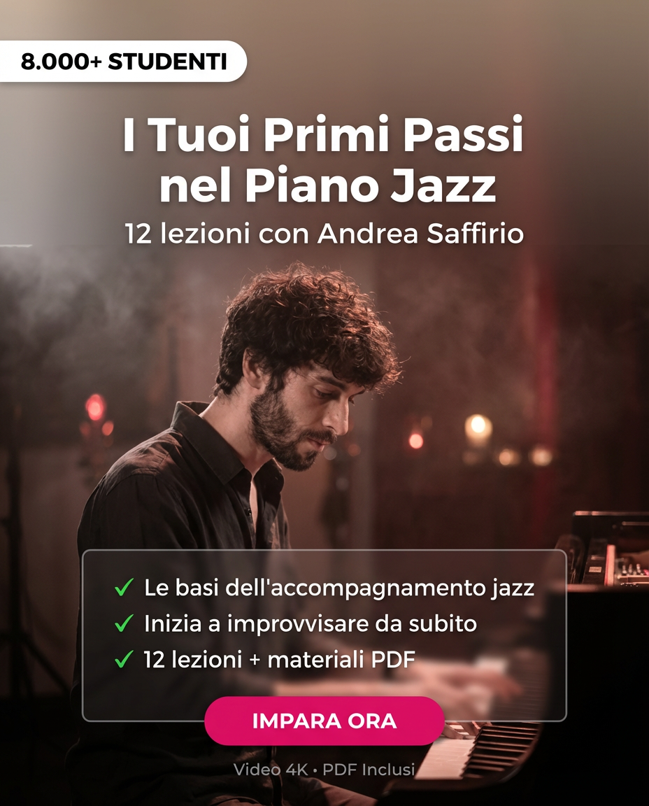 JAZZ PIANO FOR BEGINNERS - Andrea Saffirio