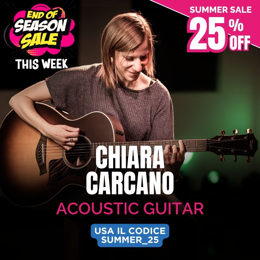 IMPARA LA CHITARRA CON CHIARA - Chiara Carcano