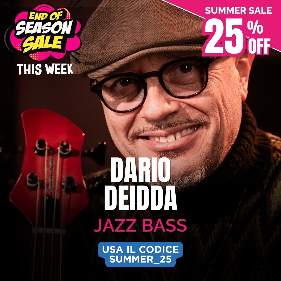 MY WAY, IL BASSO JAZZ DALLA TECNICA ALLA CREATIVITÀ - Dario Deidda
