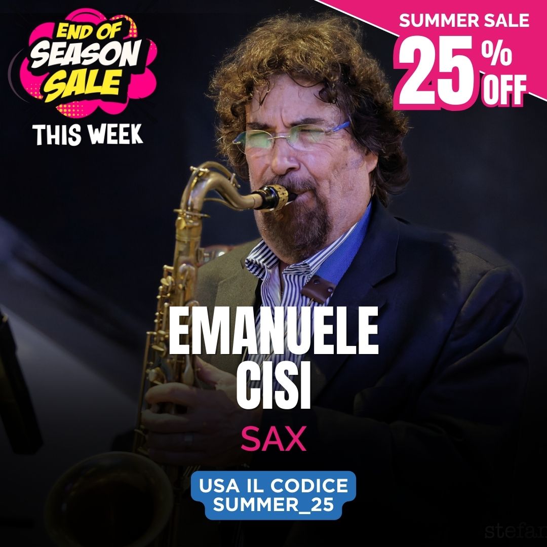 CORSO DI SAX: SUONARE CON ORECCHIO, MENTE E CUORE - Emanuele Cisi