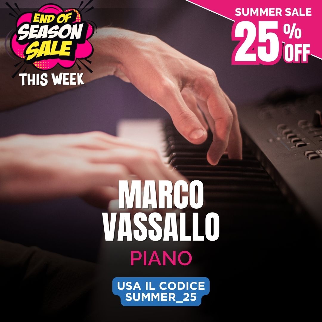 PREMI I TASTI GIUSTI - CORSO DI PIANO DA ZERO - Marco Vassallo
