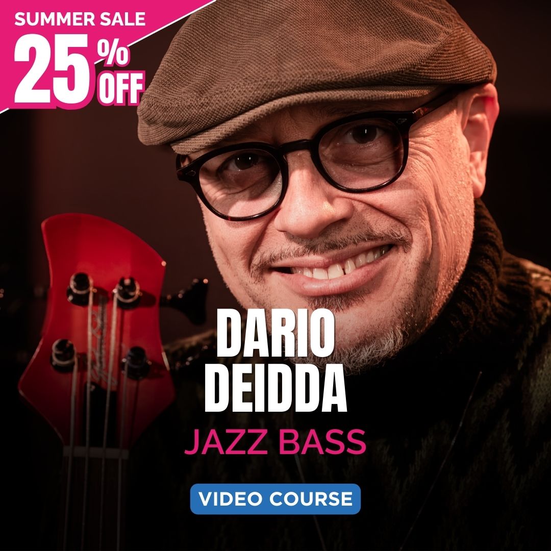 MY WAY, JAZZ BASS FROM TECHNIQUE TO CREATIVITY – Dario Deidda