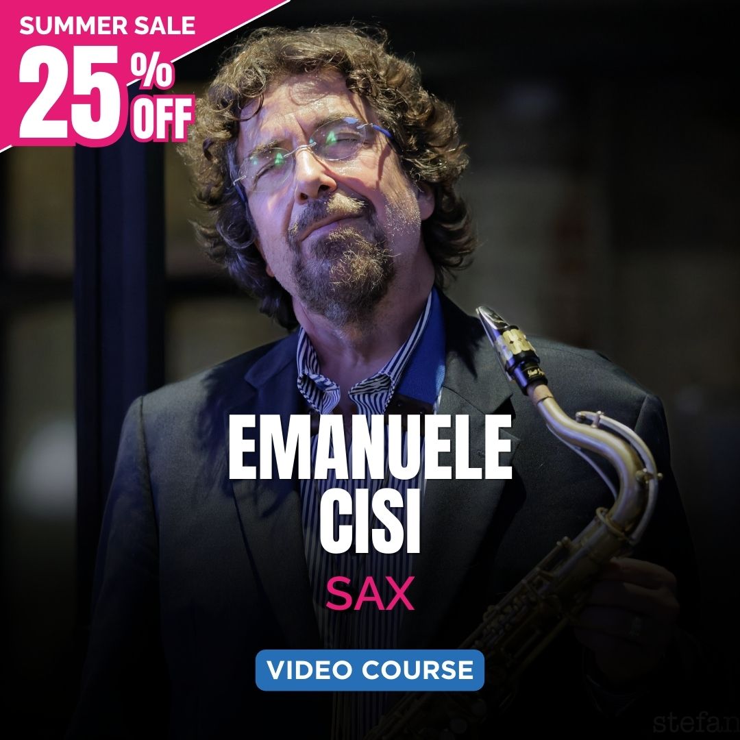 SAXOPHONE COURSE: PLAYING WITH EAR, MIND AND HEART – Emanuele Cisi