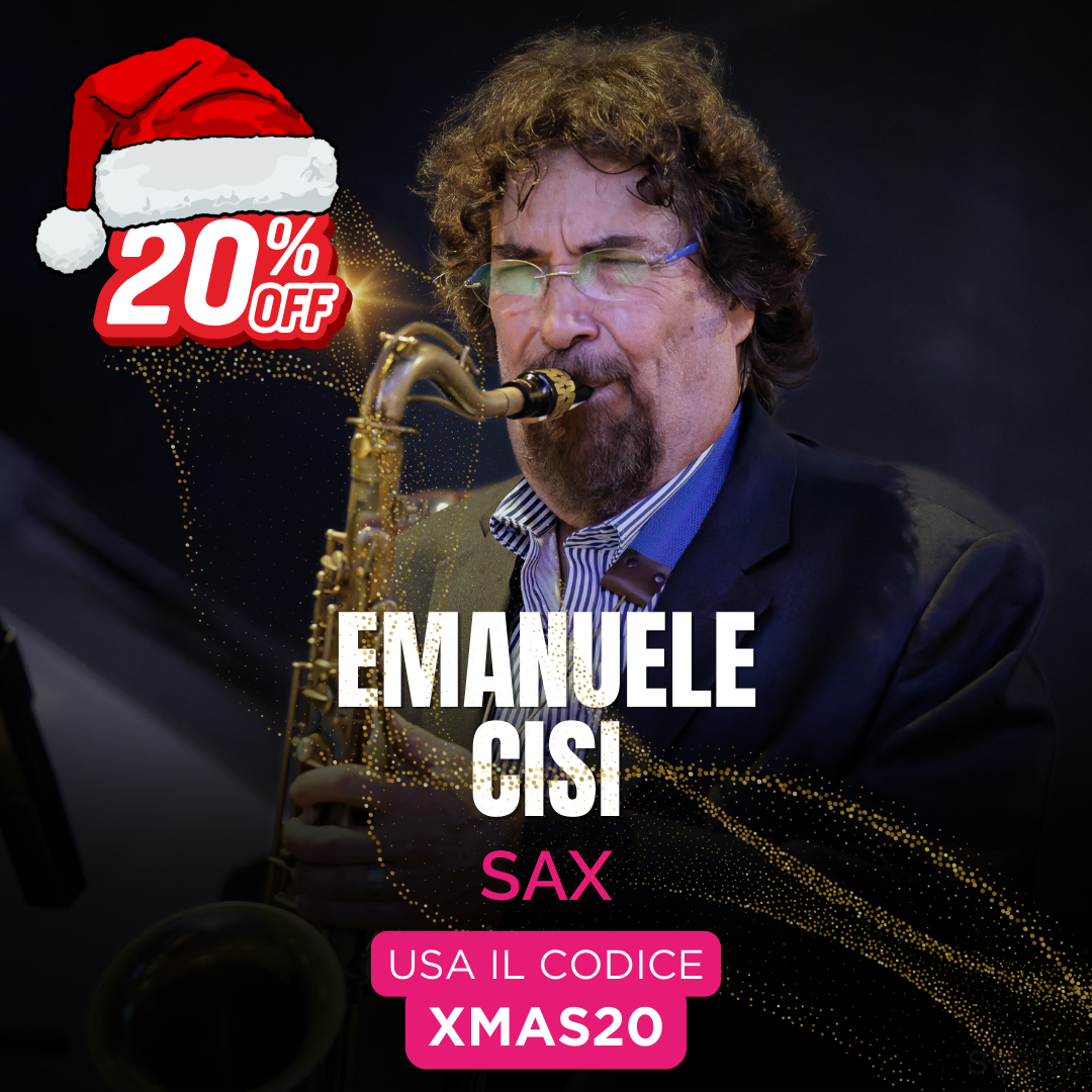 CORSO DI SAX: SUONARE CON ORECCHIO, MENTE E CUORE - Emanuele Cisi