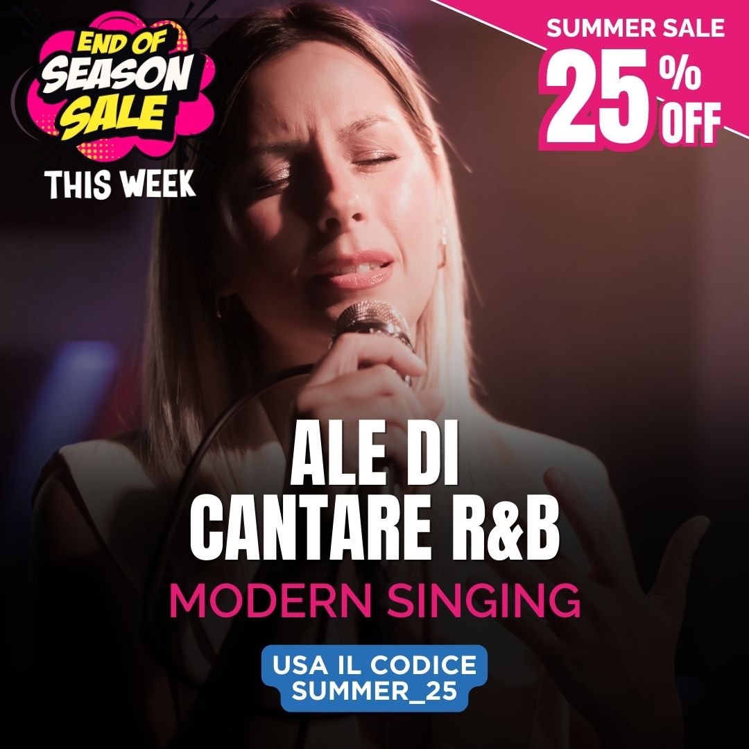 IMPARA A CANTARE CON LA TUA VERA VOCE - Ale di Cantare R&B
