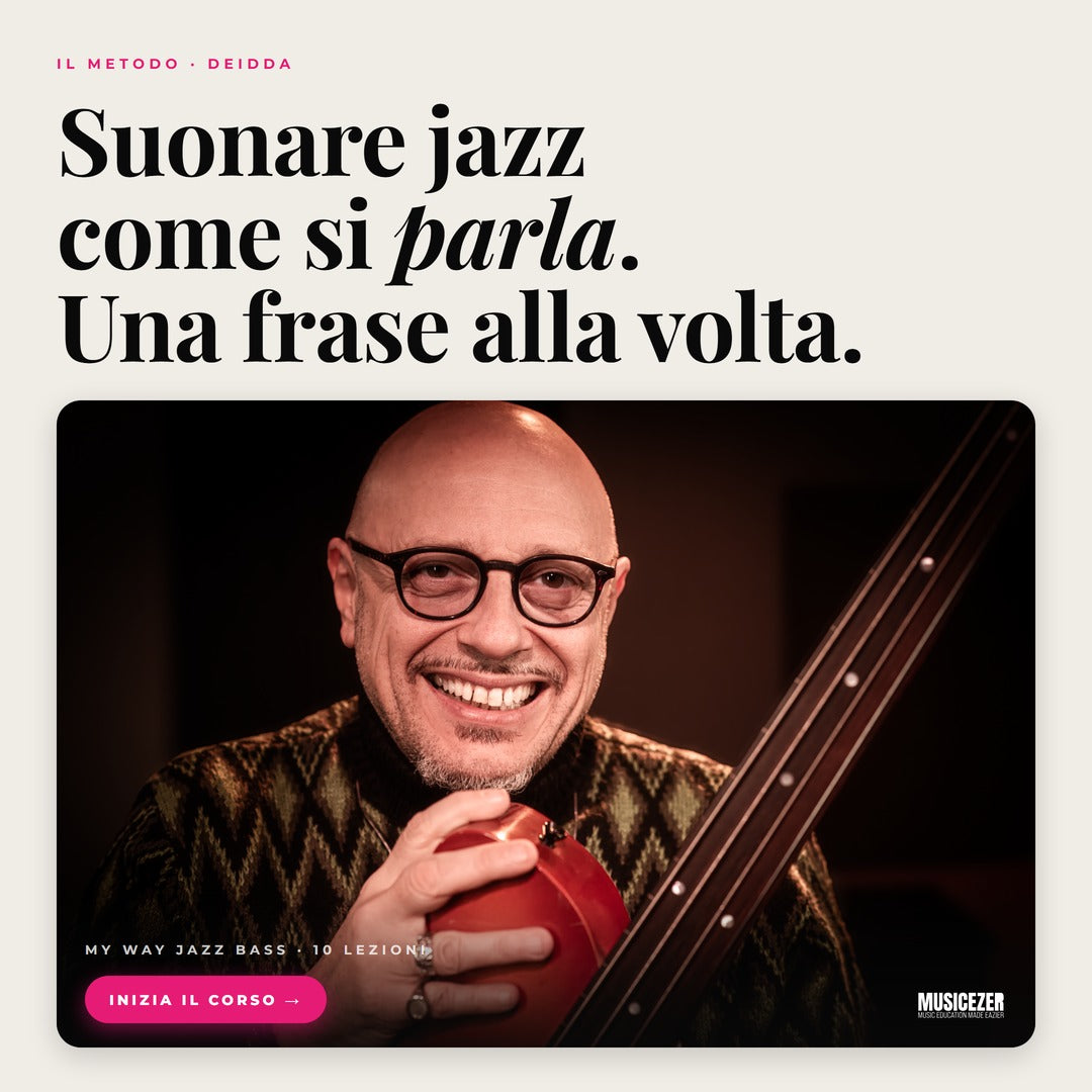 MY WAY, JAZZ BASS FROM TECHNIQUE TO CREATIVITY – Dario Deidda