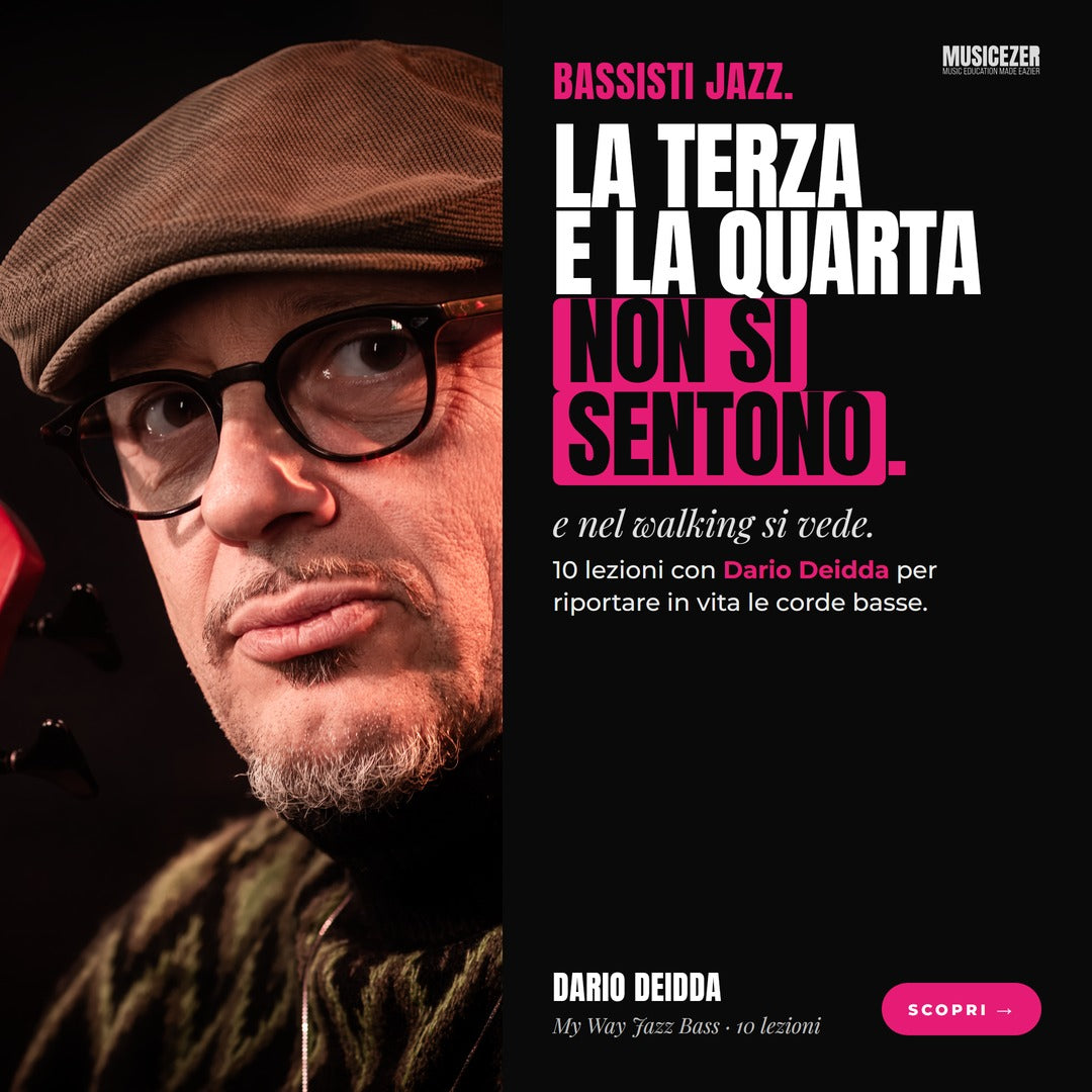 MY WAY, IL BASSO JAZZ DALLA TECNICA ALLA CREATIVITÀ - Dario Deidda