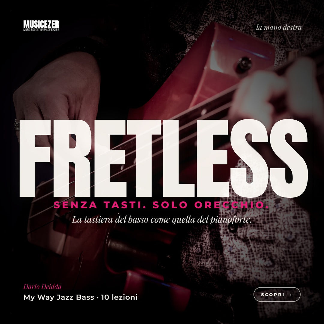 MY WAY, JAZZ BASS FROM TECHNIQUE TO CREATIVITY – Dario Deidda