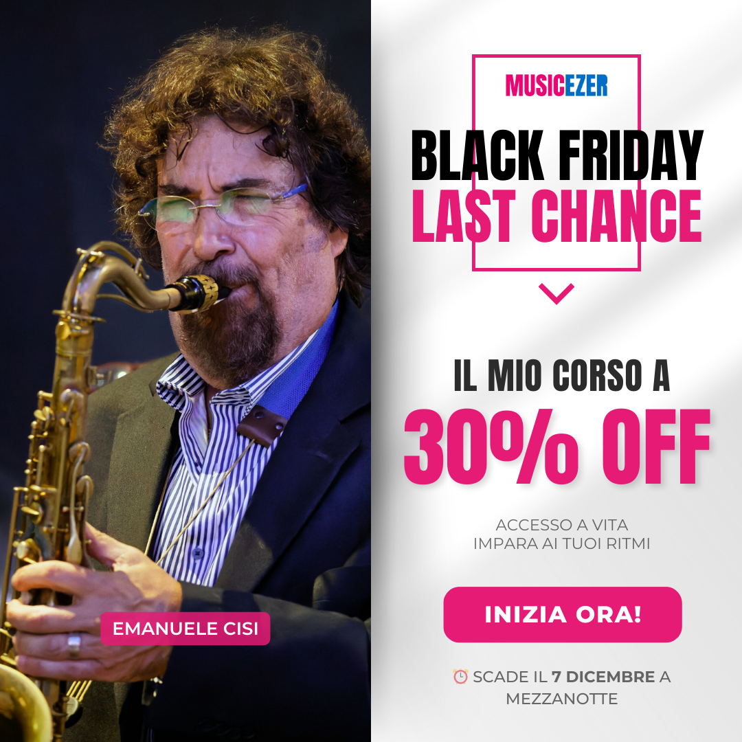 CORSO DI SAX: SUONARE CON ORECCHIO, MENTE E CUORE - Emanuele Cisi