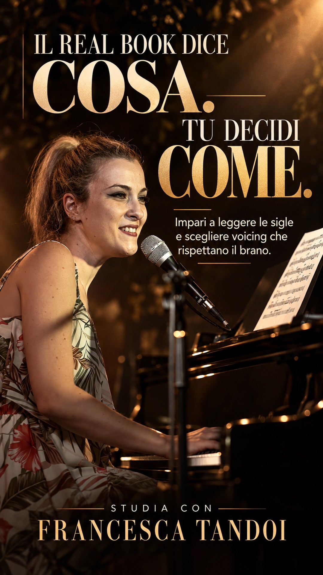 PIANO JAZZ - OLTRE IL REAL BOOK - Francesca Tandoi