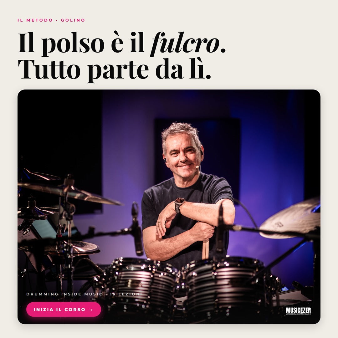 DRUMMING INSIDE MUSIC - Alfredo Golino