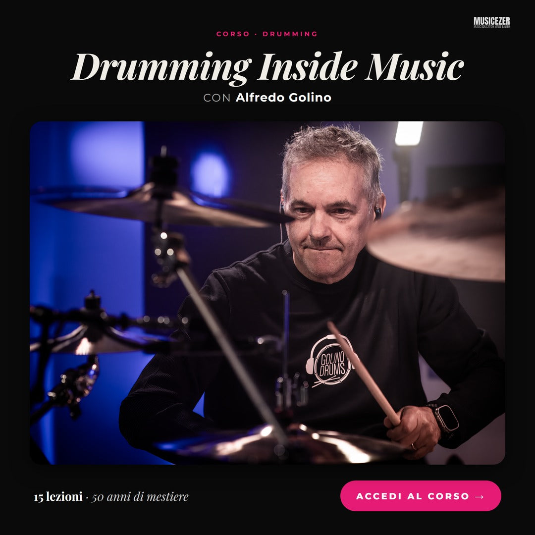 DRUMMING INSIDE MUSIC - Alfredo Golino