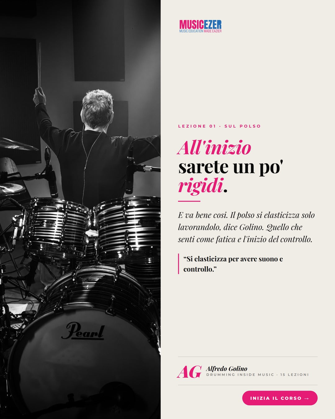 DRUMMING INSIDE MUSIC - Alfredo Golino