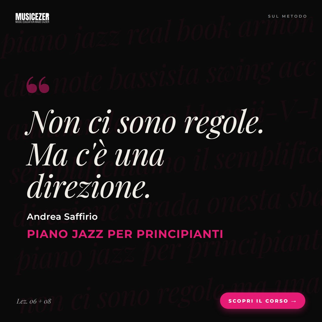 PIANO JAZZ PER PRINCIPIANTI - Andrea Saffirio