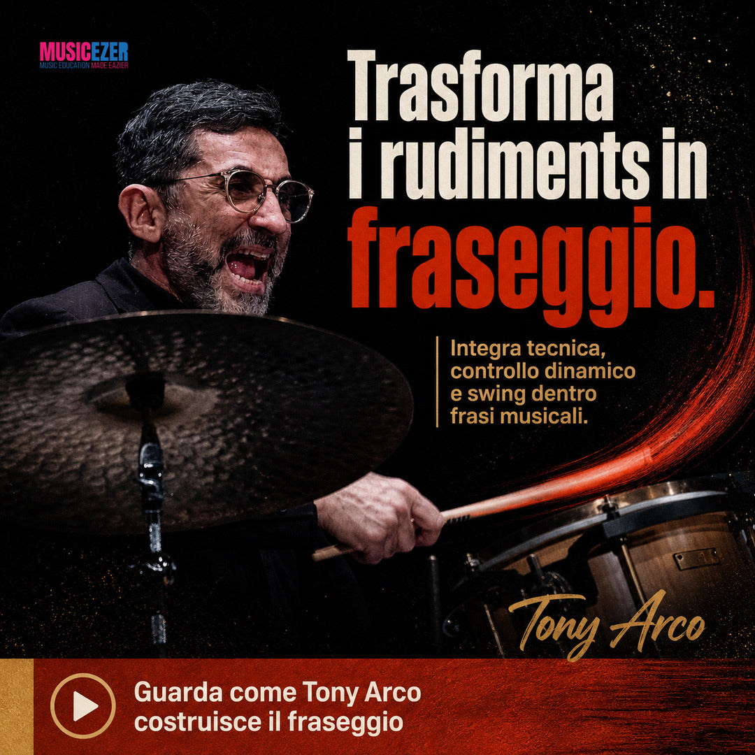 L'EVOLUZIONE DELLA BATTERIA NEL JAZZ - Tony Arco