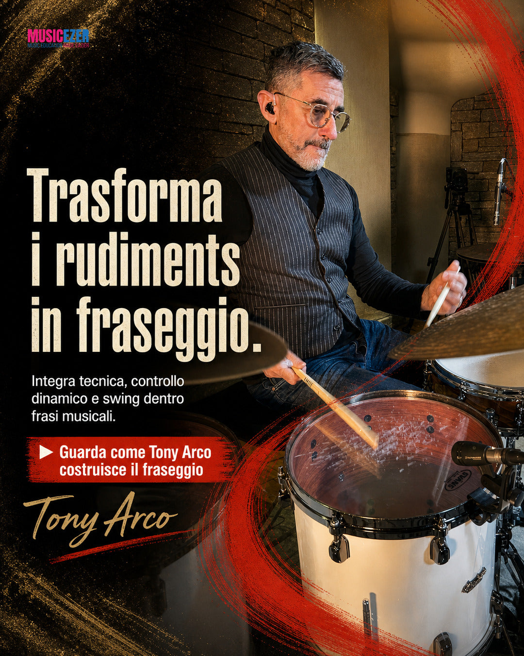 L'EVOLUZIONE DELLA BATTERIA NEL JAZZ - Tony Arco