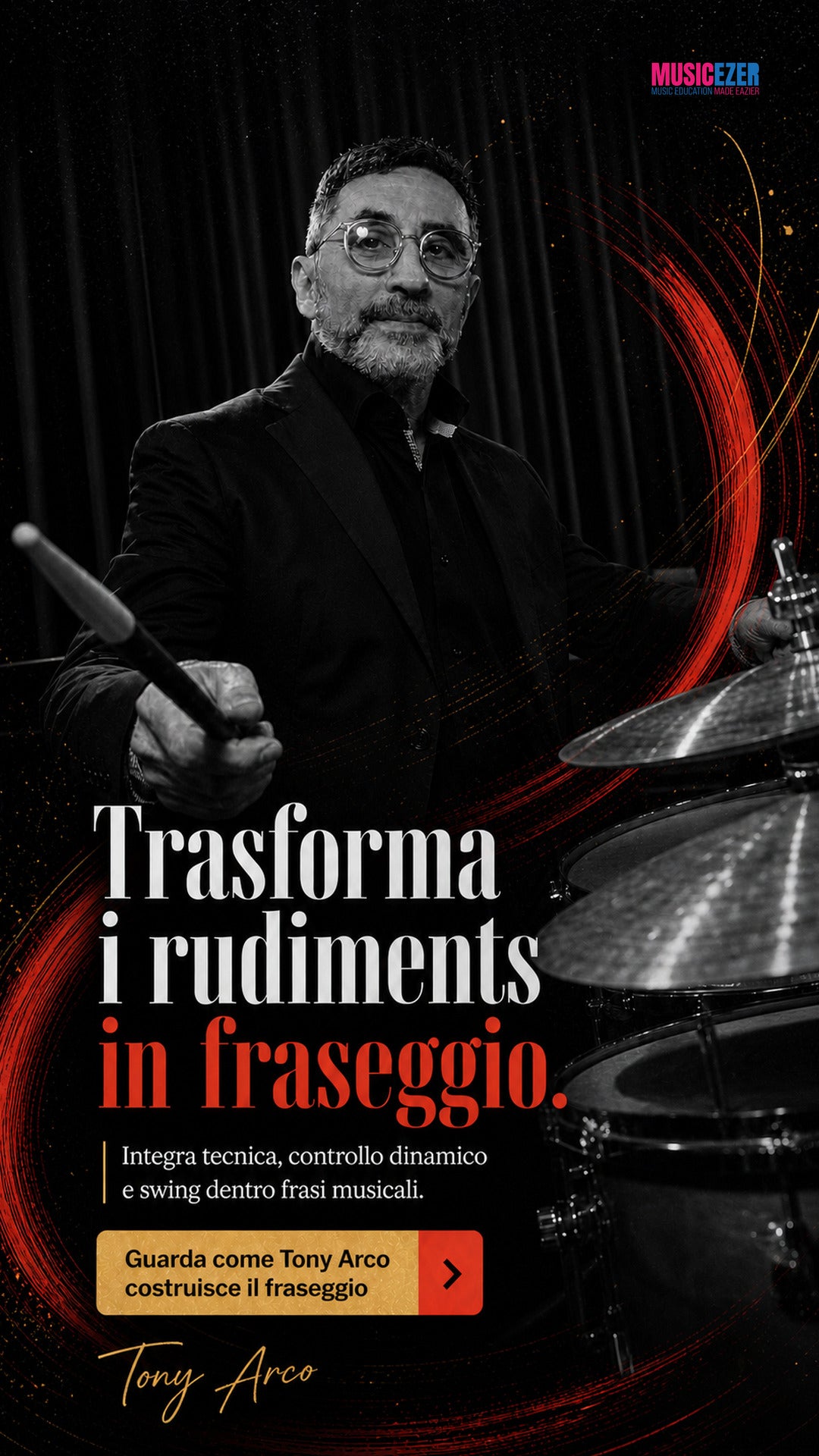 L'EVOLUZIONE DELLA BATTERIA NEL JAZZ - Tony Arco