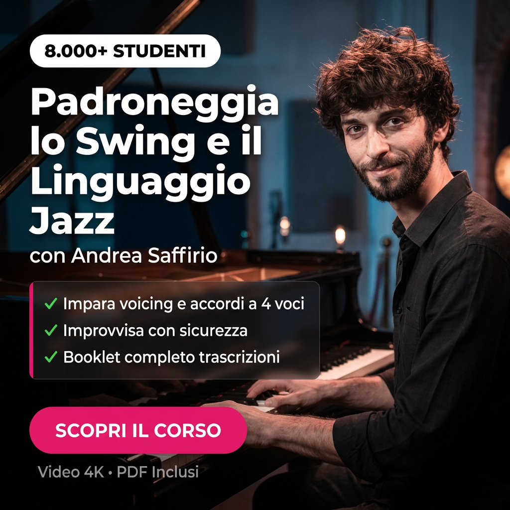 JAZZ PIANO FOR BEGINNERS - Andrea Saffirio